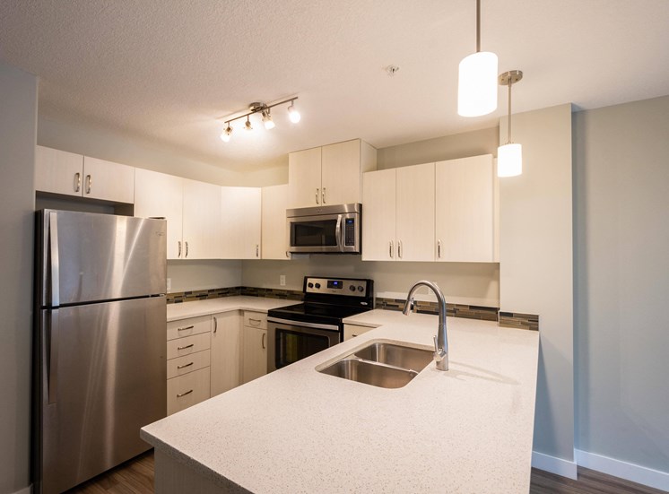 Entro residential rental apartments lots of kitchen counterspace
